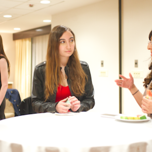 Chat around table 1